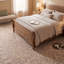 Tapis traditionnel à motifs floraux, coloris gris, crème, ivoire, beige et rose, lavable à la machine, antidérapant, à poils courts, pour l'intérieur et l'extérieur, adapté aux animaux domestiques, idéal pour le salon, la chambre, la salle à manger, l'entrée, le couloir ou le bureau.-1430379011