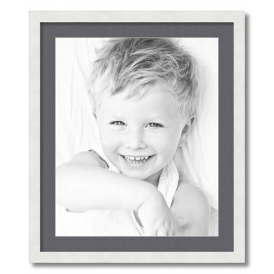 Wood Matte Picture Frame with Mat