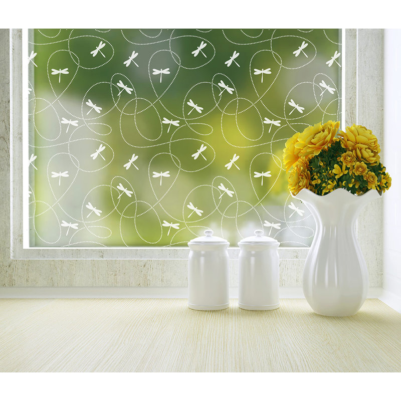Insects Non-Wall Damaging Window Decal, 84" H x 48" W