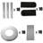 VEVOR Silver Stainless Steel Corner Post