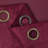 4Pcs Velvet Solid Color Metal Grommets Room Darkening Curtain Panels (Set of 4)-477720405-477720414
