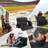 2Pcs Extra Wide Stadium Seats with Back Support, 4.7" Thick Padded Bleacher Chair, 21"W-1978327584