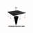 Round MDF Top Dining Table