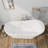 59" Slipper Freestanding Soaking Oval Bathtub, Cupc Certified, Spa-Inspired Design For Modern Bathrooms