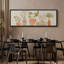 Composition florale minimaliste et neutre en vase - Grande toile encadrée, impression d'art mural pour chambre principale-135262765-135262763