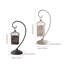 Porte-bougie à volutes en métal avec lanterne à volutes pour console et table de salle à manger-1343700562