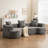 Modern Style Curved Sofa