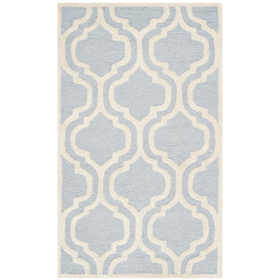 Cannen Hand Tufted Wool Geometric Rug