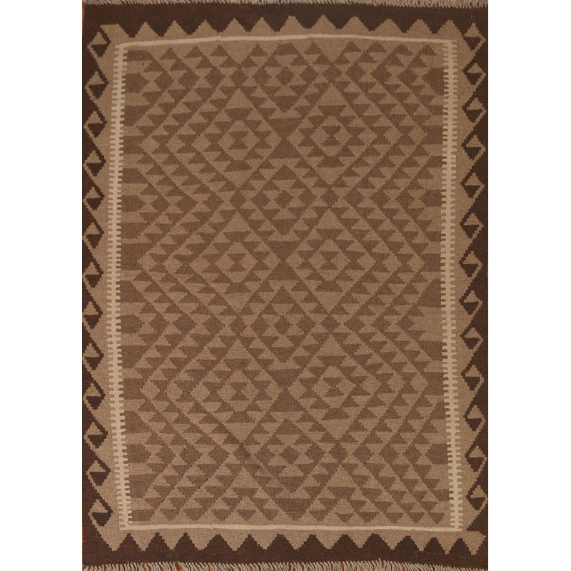 Tapis oriental géométrique Kilim 5 x 7