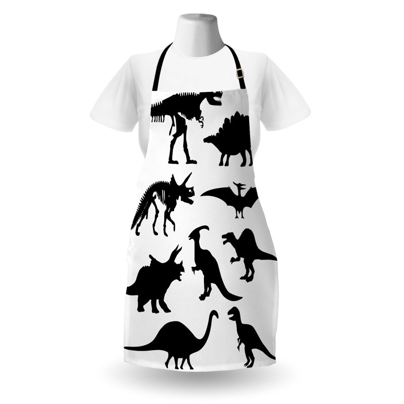 No Pattern Bib Apron
