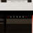 55.3'' Fireplace TV Stand With 30'' Electric Fireplace, Tempered Glass Doors, 4 Drawers & LED-Lit Side Cabinets