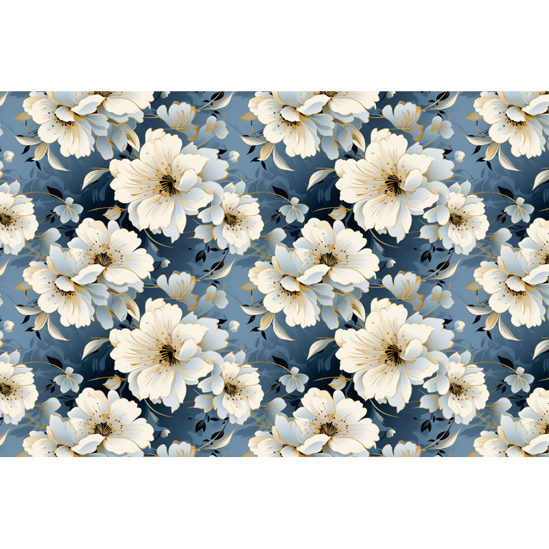 Polyester Floral Duvet Cover, Twin Duvet Cover