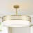 5 - Light 21.57" Dimmable Linen Shaded Drum Chandelier With Cut-Out Design Frame For Kitchen Island Living Dining Rooms Entryway Hallway Foyer-1365495359