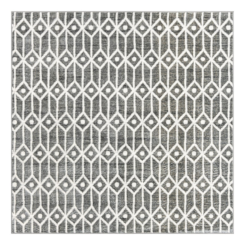 Patric Geometric Indoor Rug, Square 7'