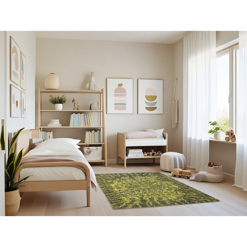 Tapis abstrait moderne 1283, Rectangle 3 pi x 5 pi