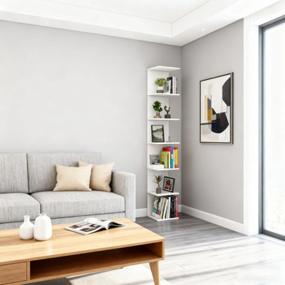 190cm H x 30cm W Corner Bookcase