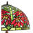 25" High Tiffany Poinsettia W/Lighted Base Table Lamp