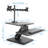 Mount-It! Height Adjustable Sit Stand Workstation, Standing Desk Converter with Dual Monitor Mount
