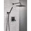 Modern Raincan Square Shower System, Rain Shower Head with Handheld Spray, Shower Faucet Set-94375587