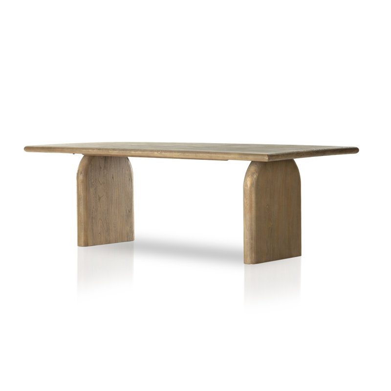Sorrento Solid Wood Dining Table, 30” H x 94” L x 39” W