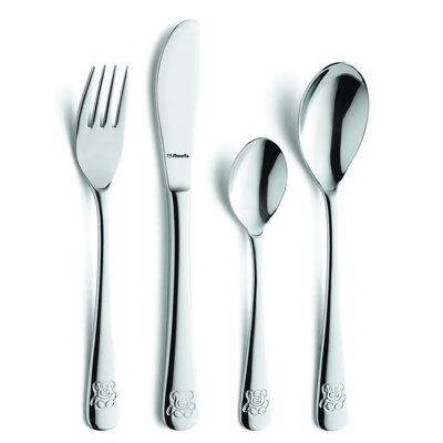 TEDDY BEAR Kinderbesteck Set 4-teilig