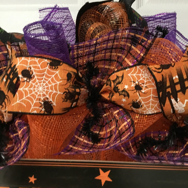 Couronne d'Halloween Welcome My Pretties