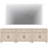 TV Stand For 100 Inch TV, 3-In-1 TV Console Table For 75/80/85/90 Inch TV, Entertainment Center With 3 Drawers And 6 Doors, Kitchen Sideboard Buffet Cabinet For Dining Room, Beige-1643833618