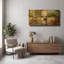 « Pièces vintage » de Jessica Rogers, tableau mural en métal doré, 122 x 61 cm-705563481