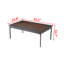 Table d'appoint en acier Aalaysia