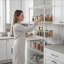 Étagères grillagées robustes à 5 niveaux réglables - supports de rangement en métal résistant à la rouille pour la cuisine, le garage, la salle de bain et le garde-manger (P 29,53 po x l 13,78 po x H 59,06 po)-131013485