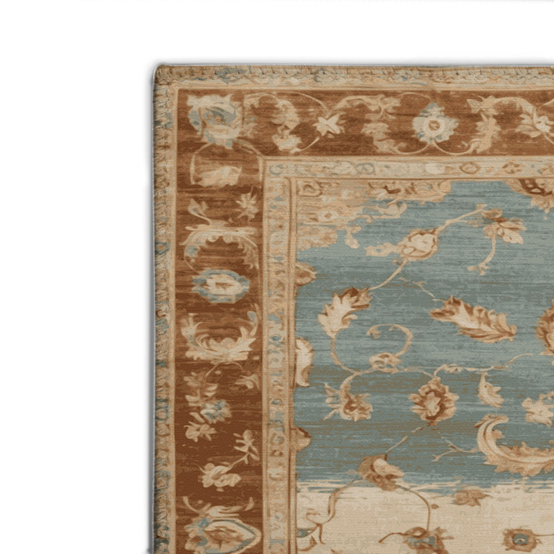 Tapis intérieur et extérieur brun Overdyed, Rectangulaire 2 pi x 3 pi