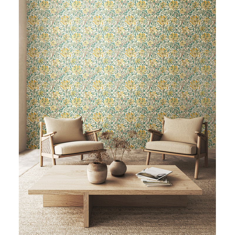 Padstow 10m x 50cm Matte Wallpaper Roll, Seafoam