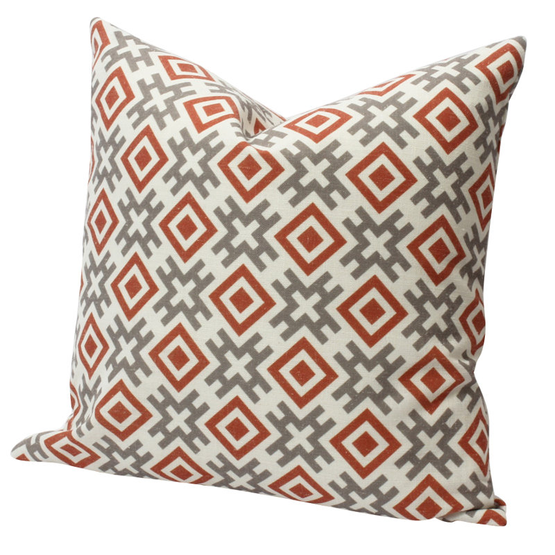 Coussin décoratif décoratif, gris, Polyester/ Bourre en polyester