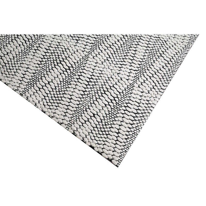 Wool Moroccan Area Rug, Rectangle 6' x 9'