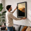 Mountains at Sunrise Landscape - Framed Print-1294732620-1294732623