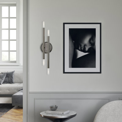 Asherah Steel Candle Wall Light