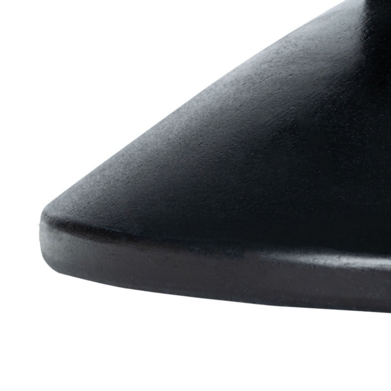 Tabouret décoratif en béton 17,72 po H, Noir
