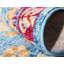 Tapis bleu / crème Donminique Southwestern-26520620