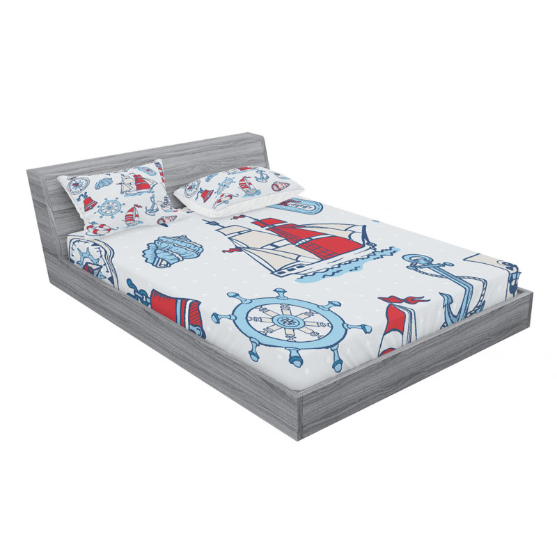 Microfiber Sheet Set, Full Sheet Set with Fitted Sheet