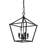 Aspen 4-Light Dimmable Lantern Geometric Chandelier-773251675-744401267