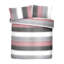 Polyester Striped Duvet Cover Set with Pillowcases-37715228-26953240