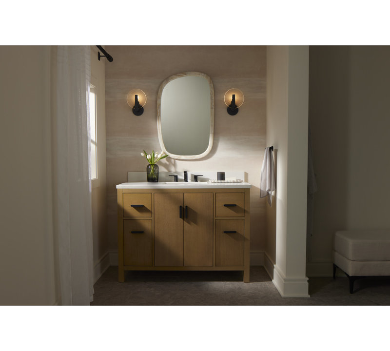 Hint One-Light Sconce, Polished Chrome