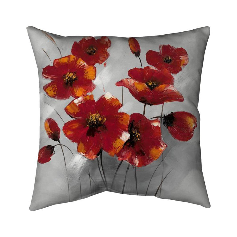 Anemone Flowers Botanical – Throw Pillow Cover Only, Double-Sided Print, Insert Not Included