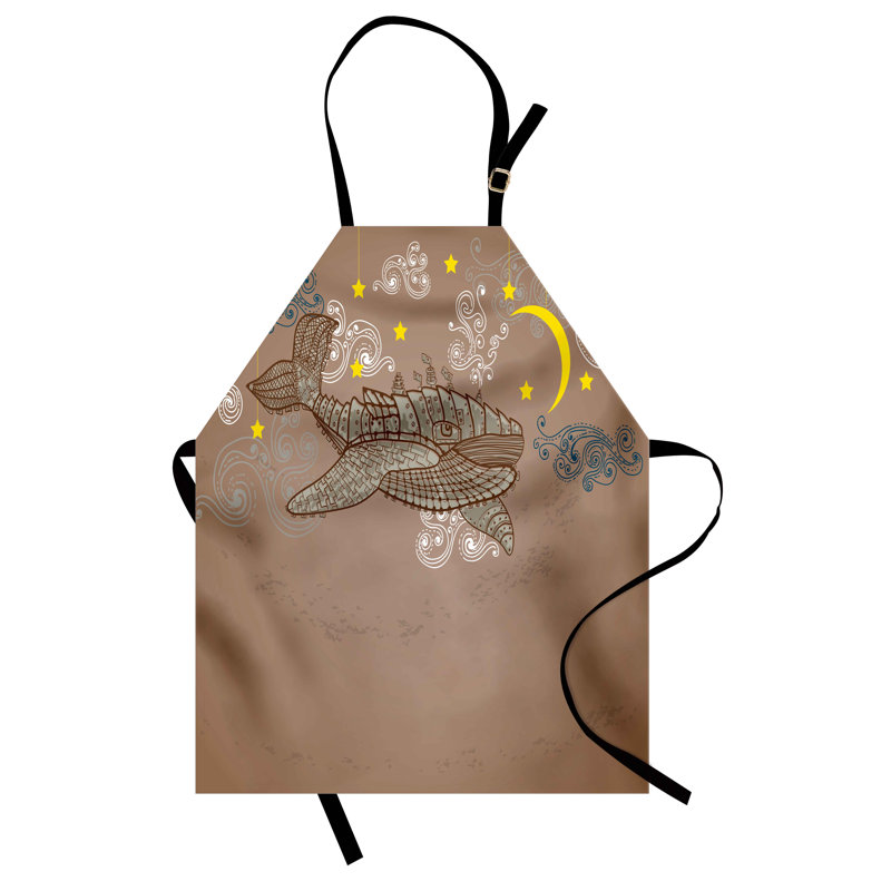 No Pattern Bib Apron