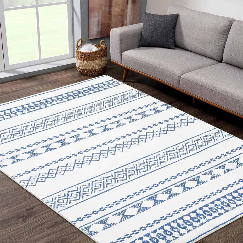 Tapis moderne géométrique 9X12