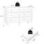 Commode 6 tiroirs Burt-1541787996