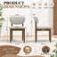 48 cm H Upholstered Chenille Dining Chair-489847261