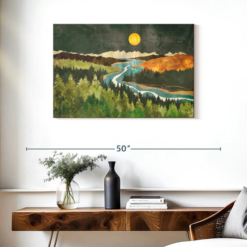 Alvord Mountain clair de lune, H 24 po x l 36 po