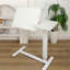 Overbed Bedside Desk Mobile Rolling Laptop Stand Tilting Overbed Table With Wheels Height Adjustable Tray Table For Laptop Bed Sofa Side Table,Bedside Table-84662180-84662182