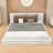 Wood Queen Upholstered Platform Bed with Headboard-2019949340
